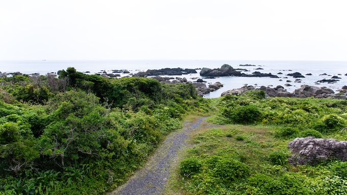 【朝が早いお遍路さんにオススメ！】四国八十八ヶ所めぐり応援！室戸岬の海を一望♪＜お手軽夕食付＞